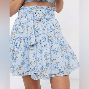 floral skirt from asos